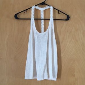 ! NEW Forever 21 - Cream Lace Tank Top